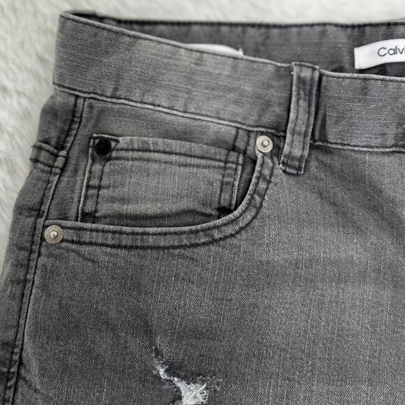 Calvin Klein Jeans Boys Skinny Grey Denim Jeans - Picture 3 of 16